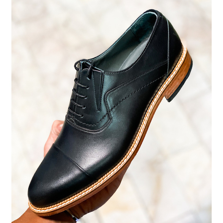 کفش مجلسی تخت چرم